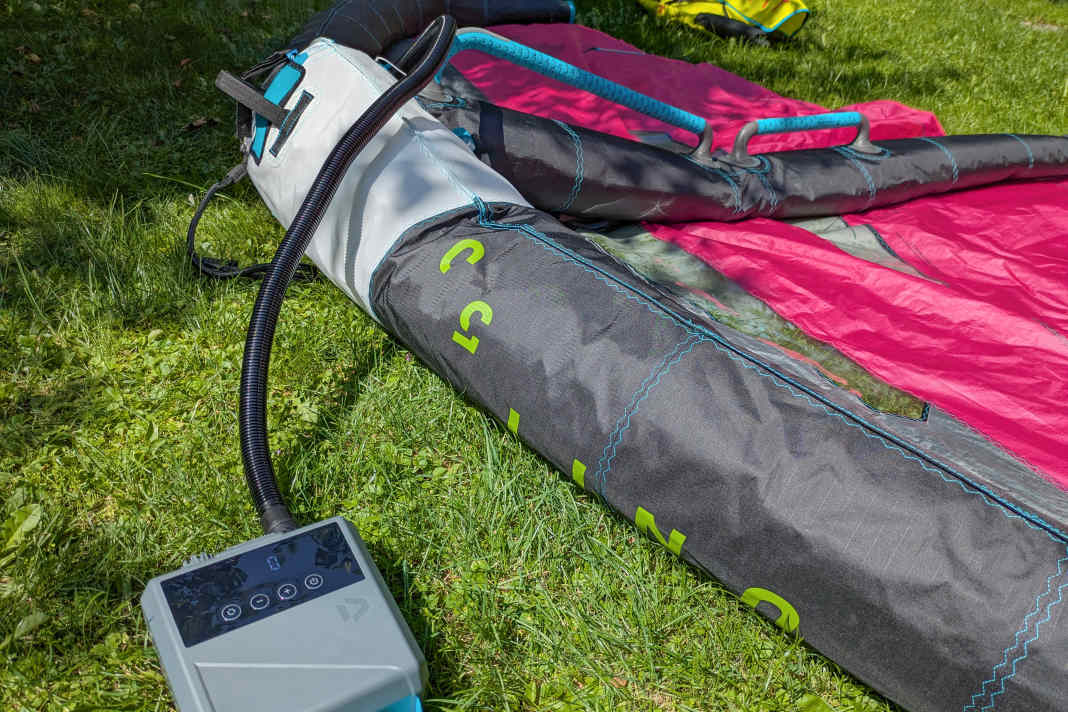 Duotone lazepump for SUP and wing in test