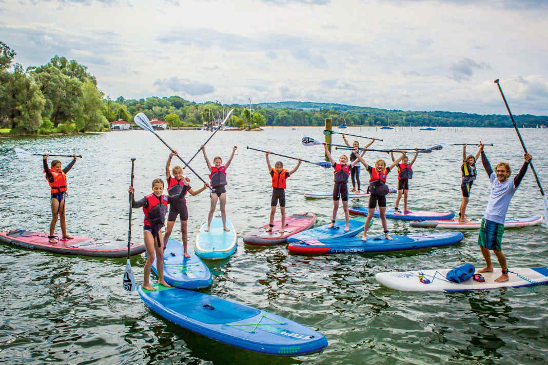 So gelingt der SUP-Einstieg mit Kindern