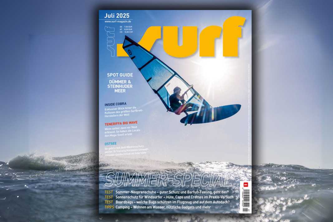 Surf 07/2025 ist da - Inside Cobra, Sommer-Special, Steinhuder Meer/Dümmersee und vieles mehr!