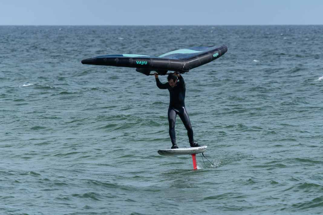 Wingsurfen lernen in der Welle – Flughöhe kontrollieren