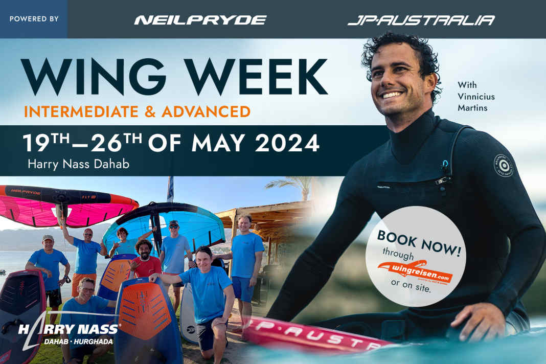 JP/NeilPryde organises camps for windsurfers & wingfoilers