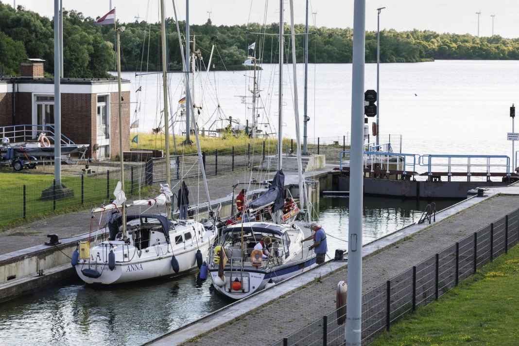 Schleuse Hooksiel öffnet am Mittwoch