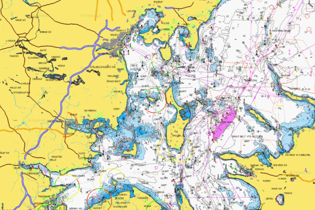 Navionics-Routenplaner jetzt auch mit Dänemark