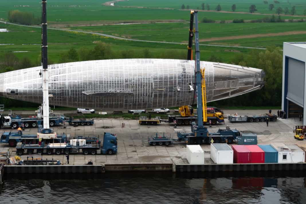 Vitters dreht 68-Meter-Rumpf
