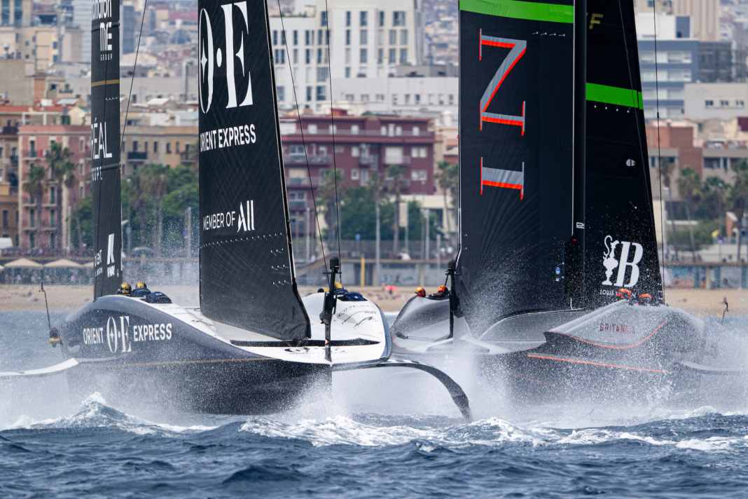 “Luna Rossa” rast, “Britannia” bezwingt “Orient Express” im Kampfduell