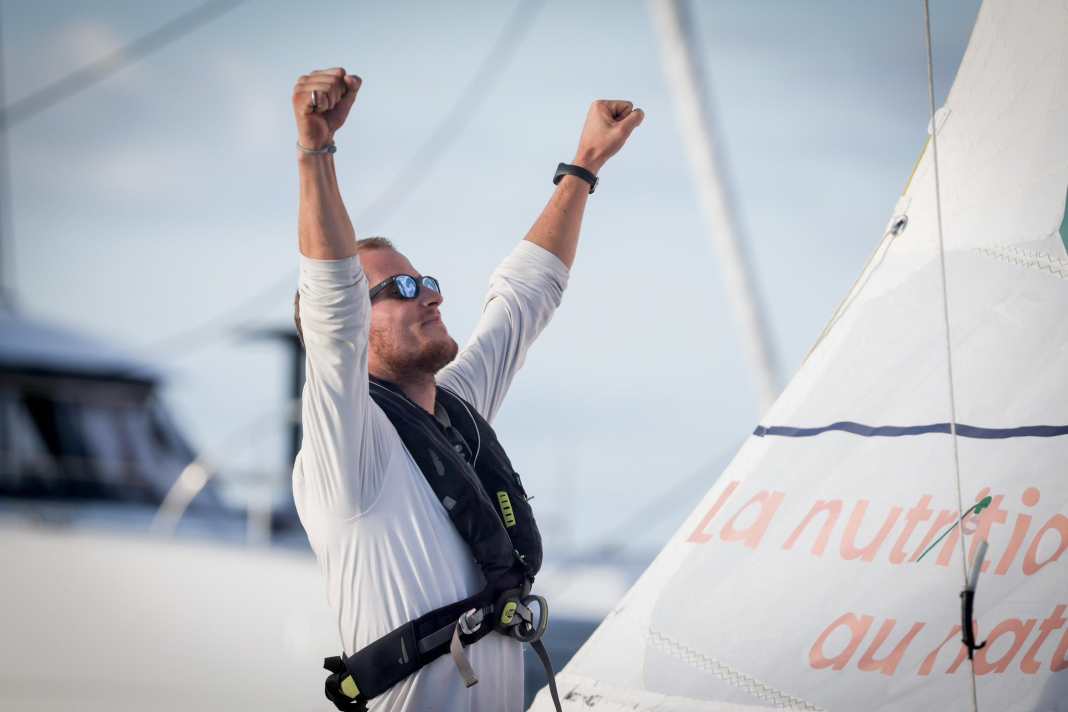 "Tutto finito in due secondi" - David con l'impianto di emergenza al traguardo