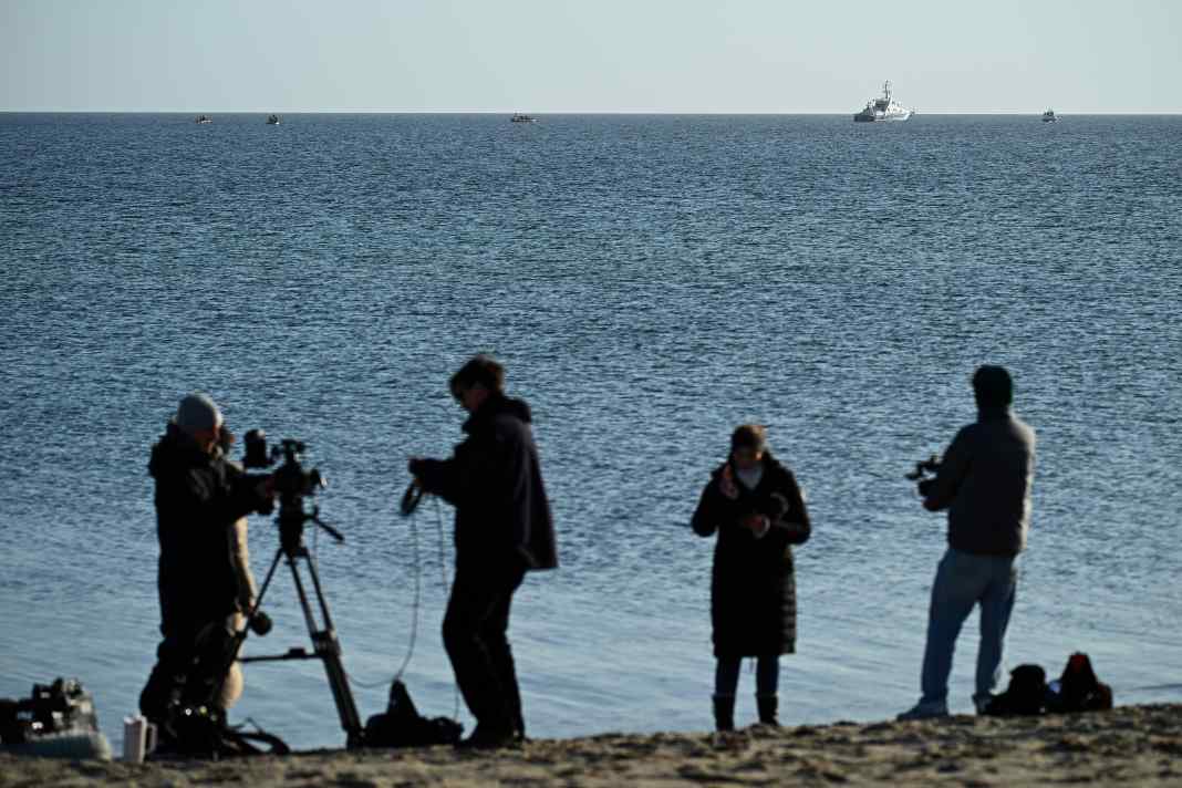 A humpback whale in the wrong area