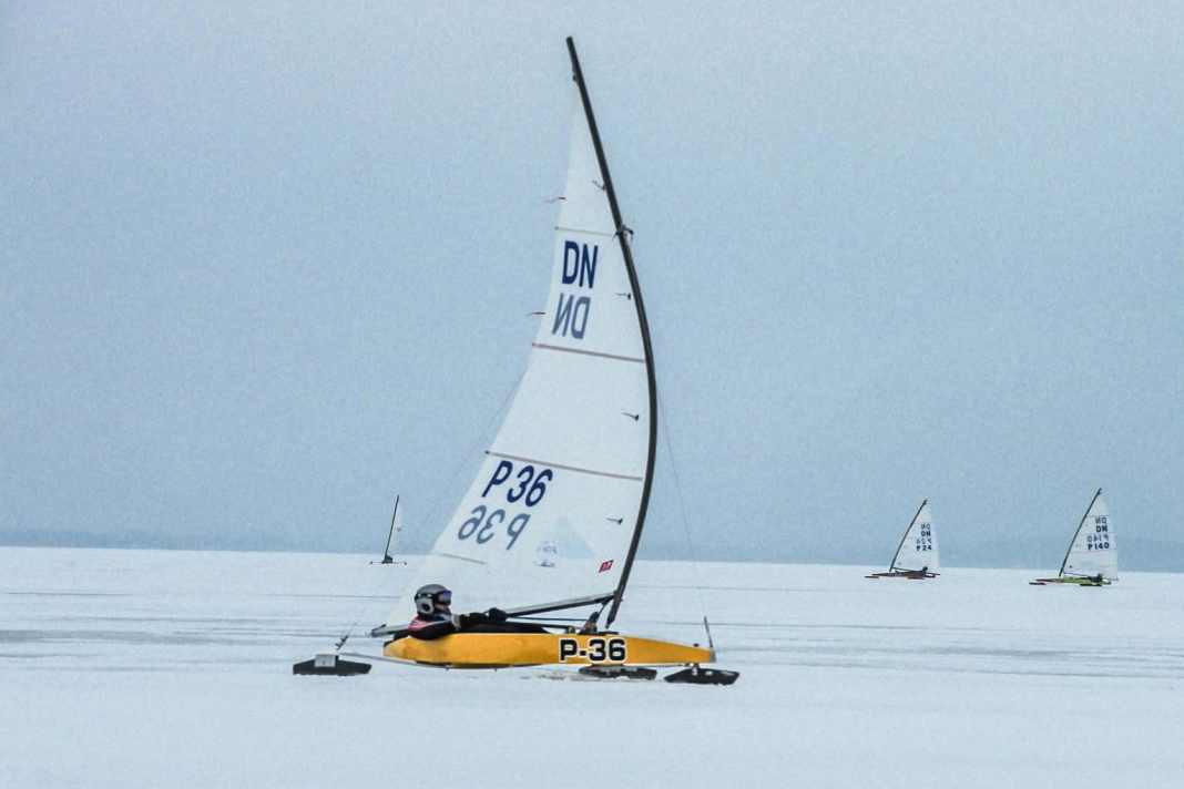 The ice sailing king is back - Jablonski victory in the USA