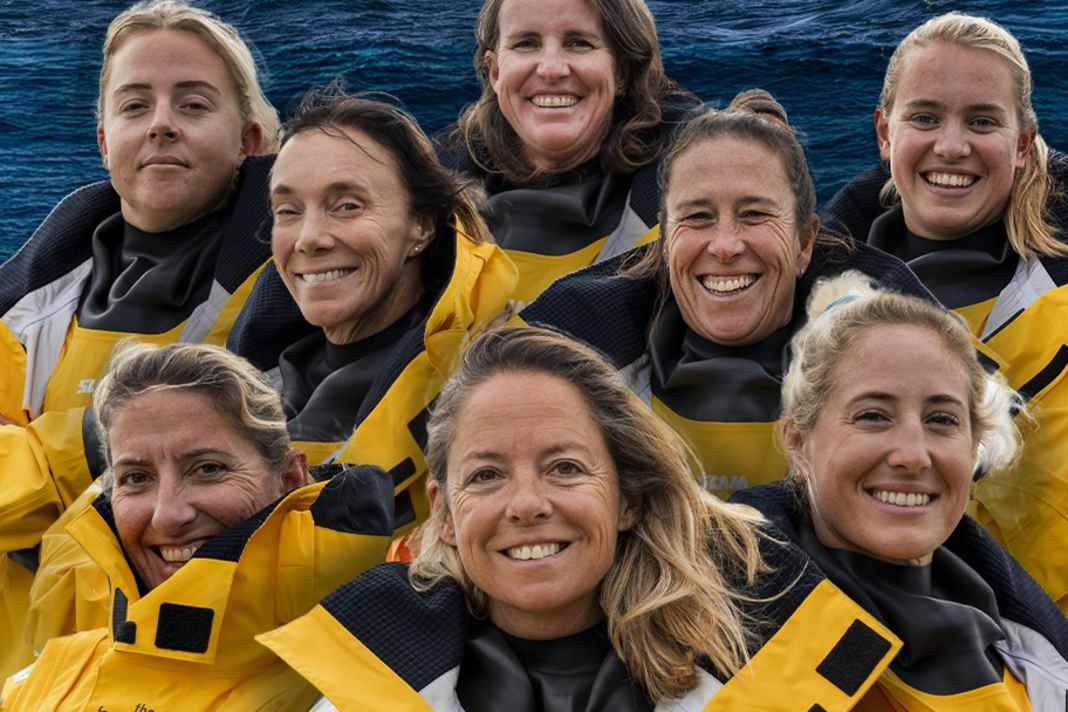 Women's crew without a big team, but with pride at the finish line