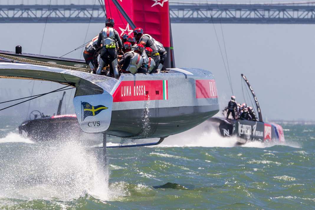 Louis Vuitton Cup: zwei Boote am Start