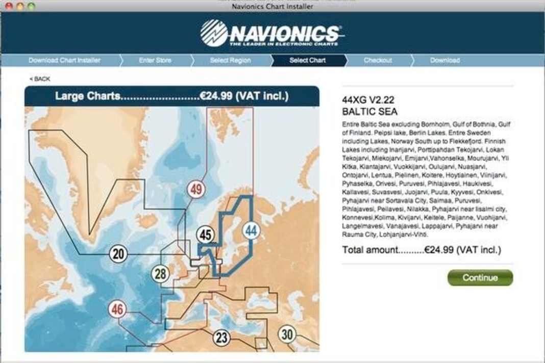 Preiswerte PC-Navigation von Navionics