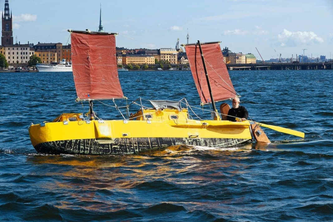 Le petit bateau de Sven Yrvind avec des solutions innovantes issues d'une longue pratique
