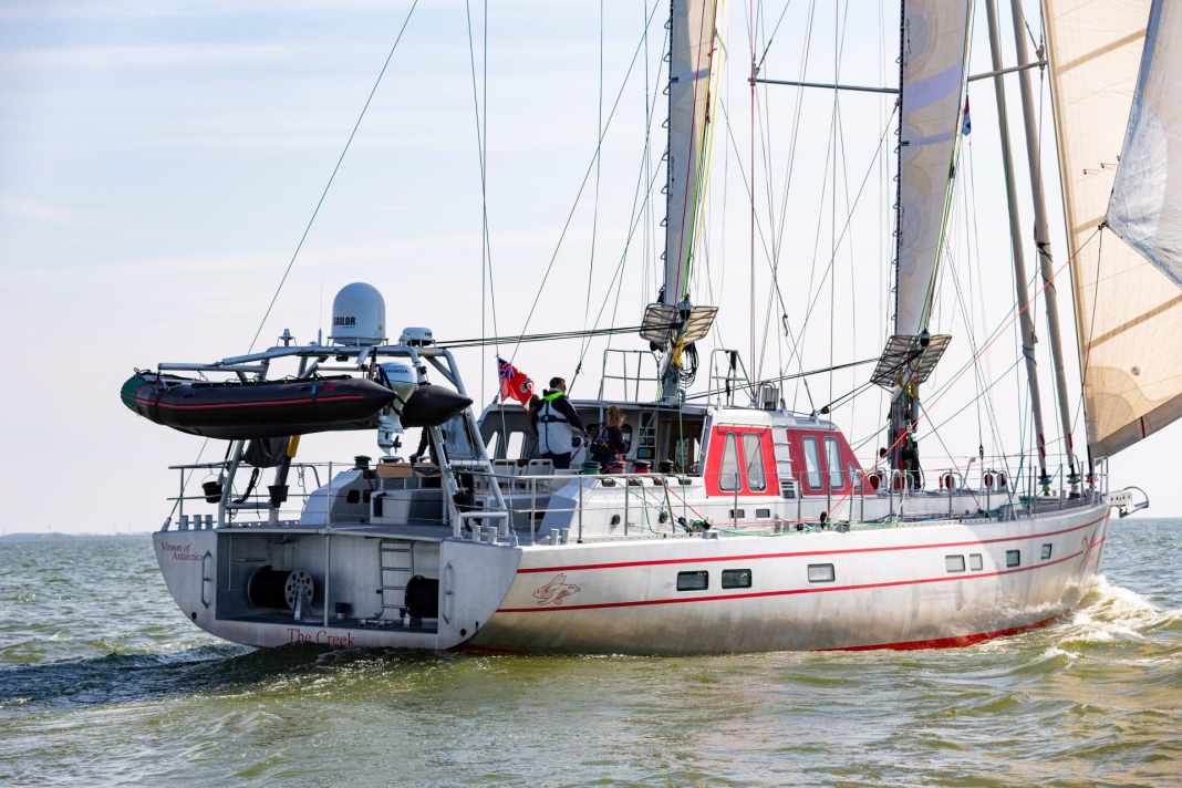 Expeditionsyacht "Vinson of Antarctica": Skip Novaks Alu-Berg