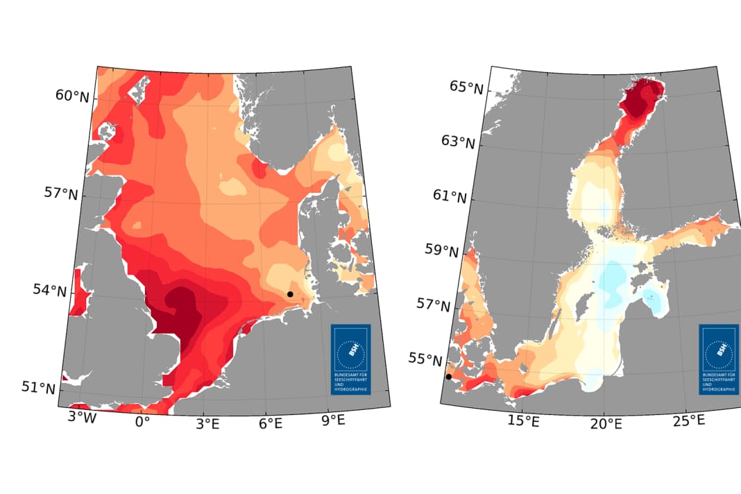 Neue Temperaturrekorde in Nord- und Ostsee