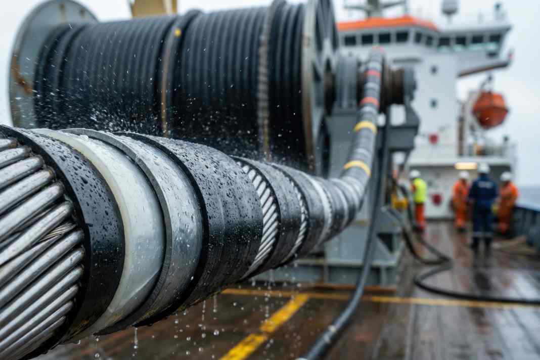 Baustellenbetonnung für Ausweichfahrwasser auf der Jade