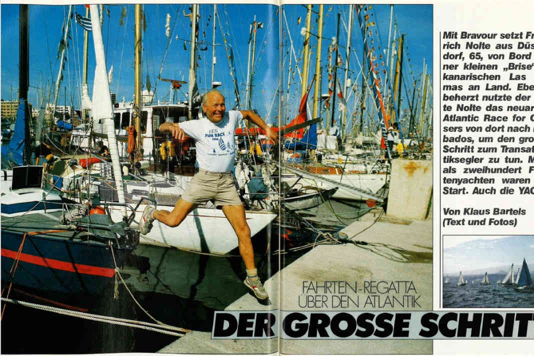 Die abenteuerliche Atlantikfahrt einer YACHT-Crew im Jahr 1986
