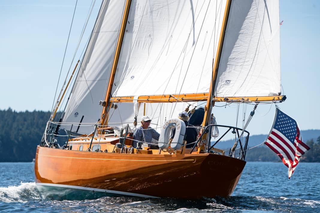 Concordia Yawl betört nach Refit wegen Feuerschaden