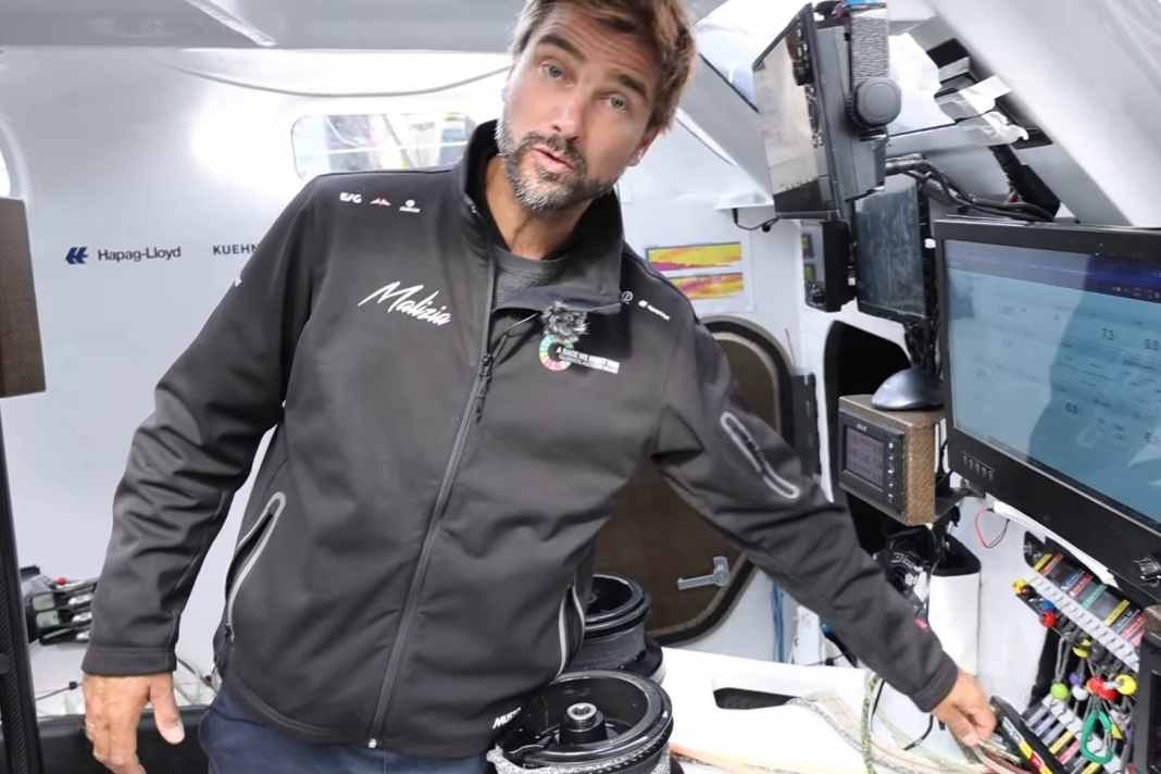 Boris Herrmann zeigt seinen Imoca
