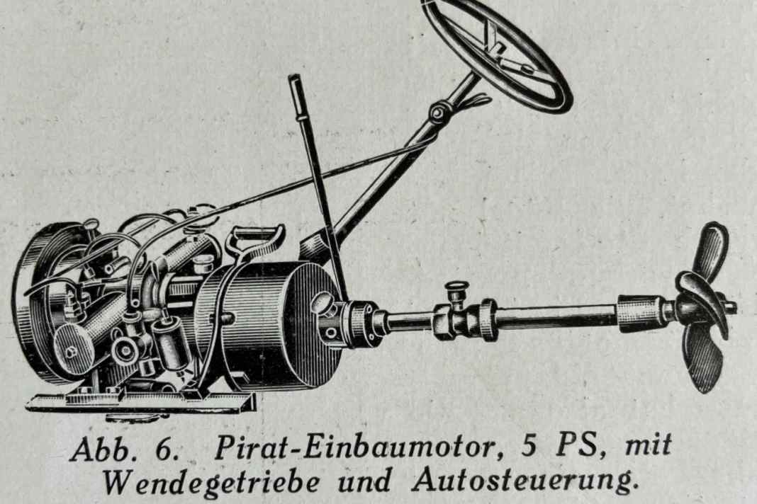 YACHT 15/1926 - Moteurs de bateaux allemands - le moteur « Pirat »