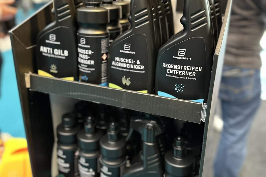 Care product series with seven products from Sprenger