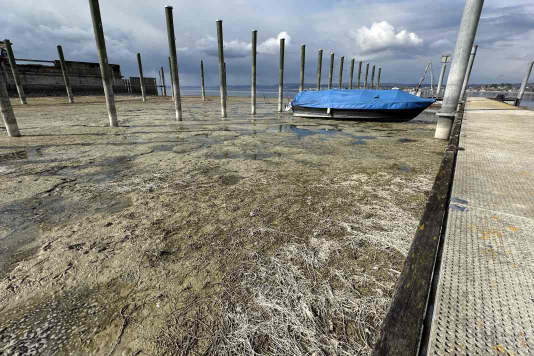 Niedrige Pegelstände bereiten Wassersportlern Sorge