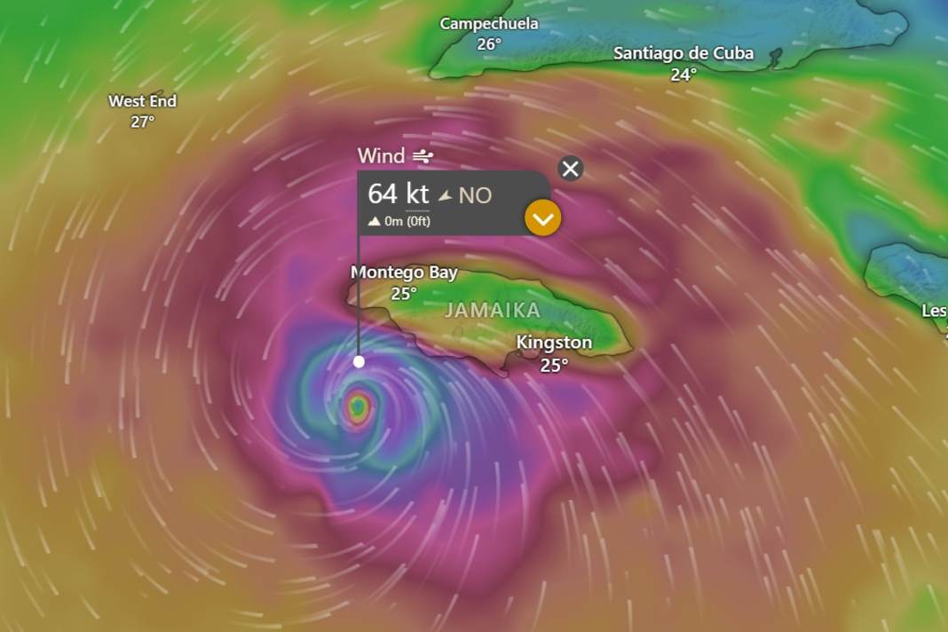 "Melissa" menace la Jamaïque avec une tempête record