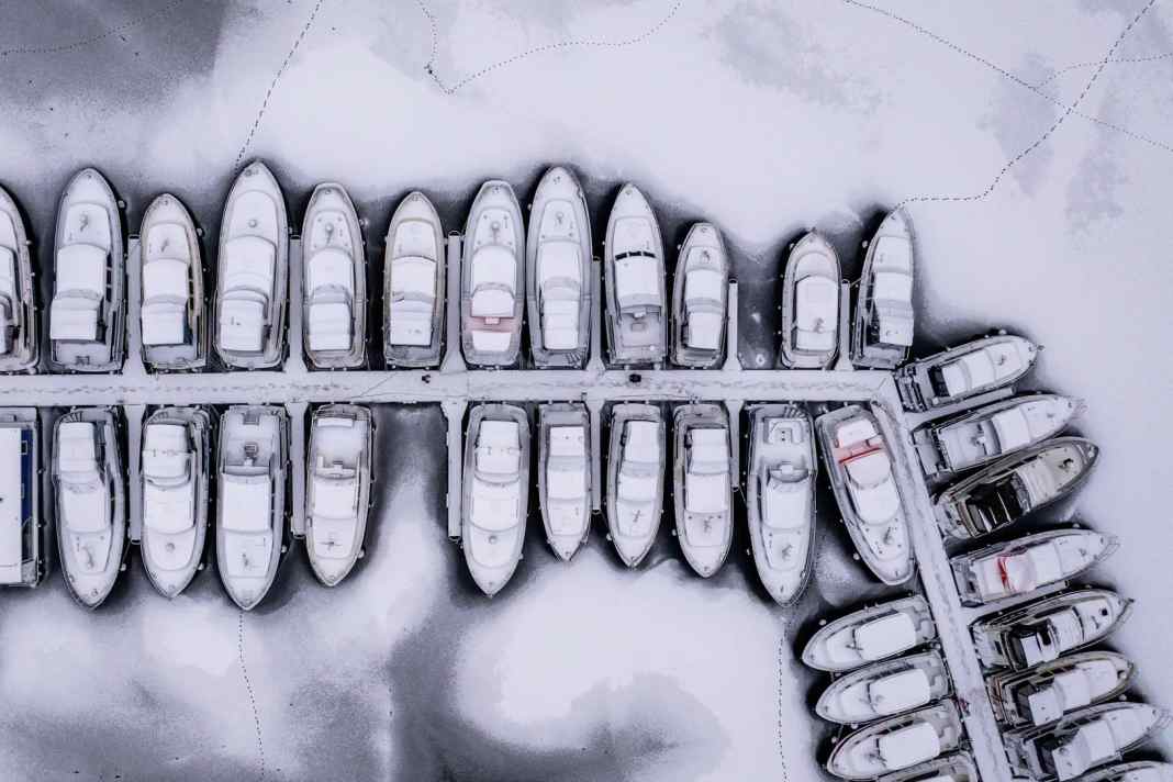 Germany's largest inland lake completely frozen over