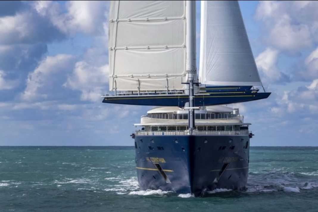 12 knots only with wind for "Orient Express Corinthian"