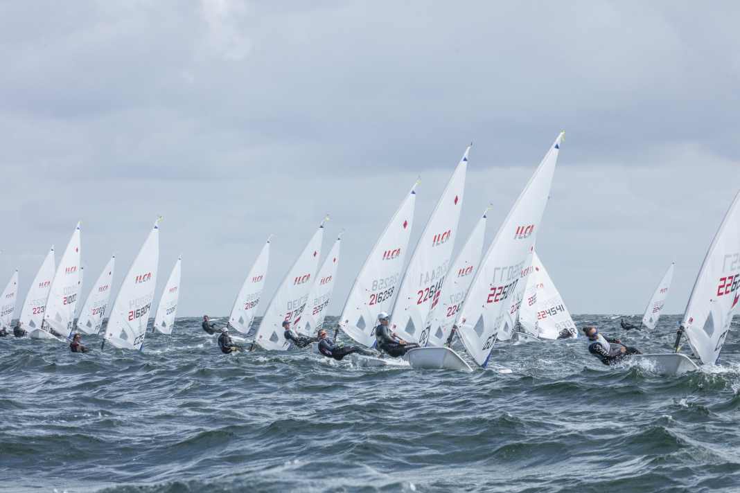 Ilca-Segler mit viermal Podium bei Europa-Cup
