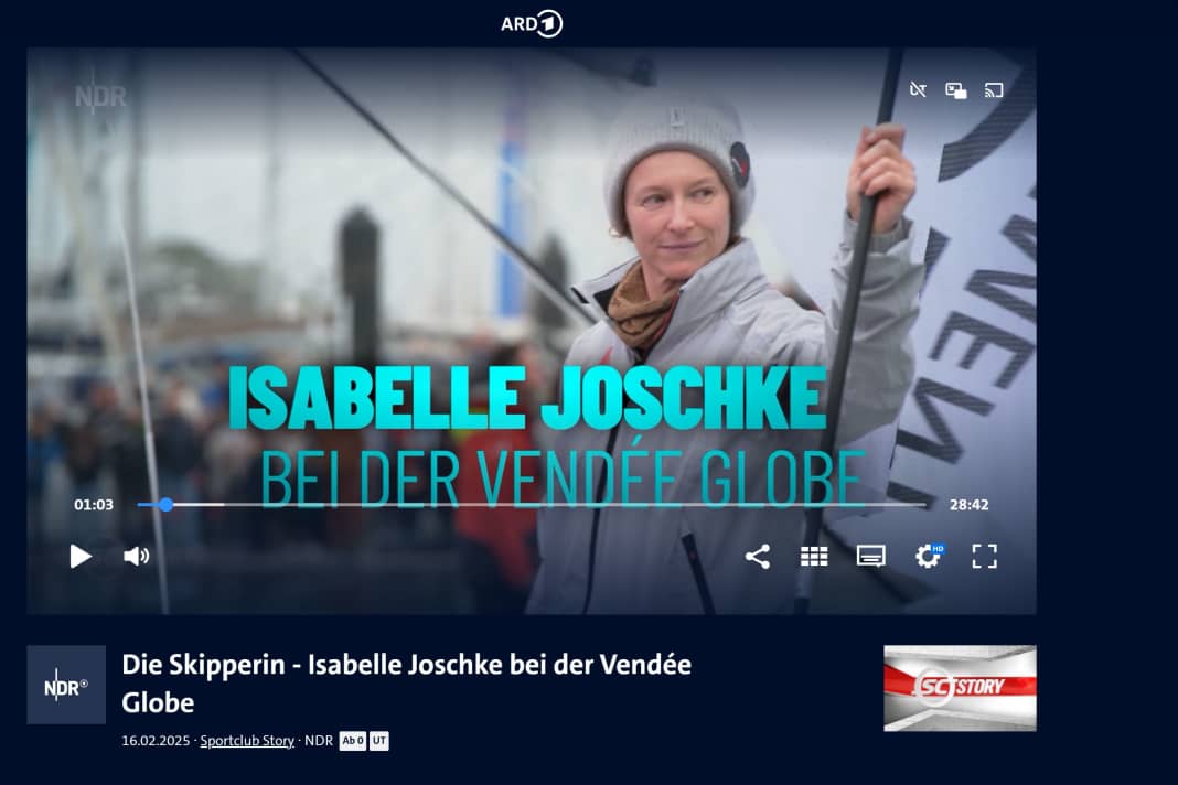 Porträt der Soloseglerin in der ARD