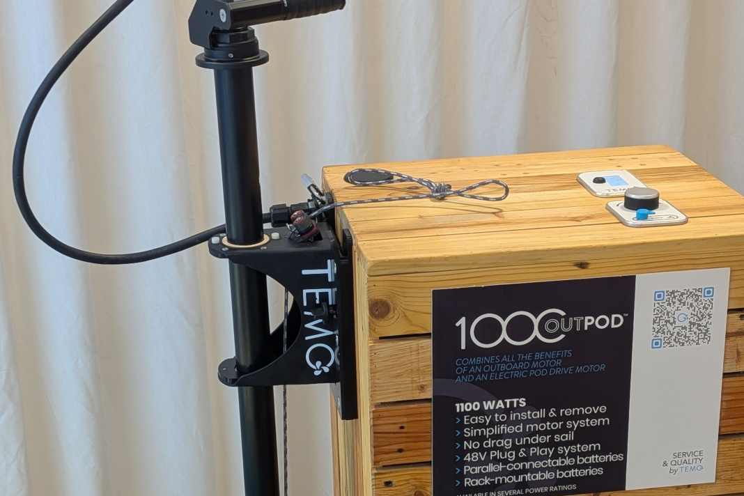 ​Der Outpod von Temo kombiniert elektrischen Pod-Antrieb und Aussenborder
