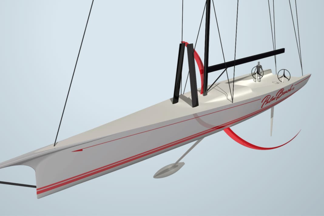 Sydney Hobart avanti - la vendita porta i foil di "Wild Oats XI"