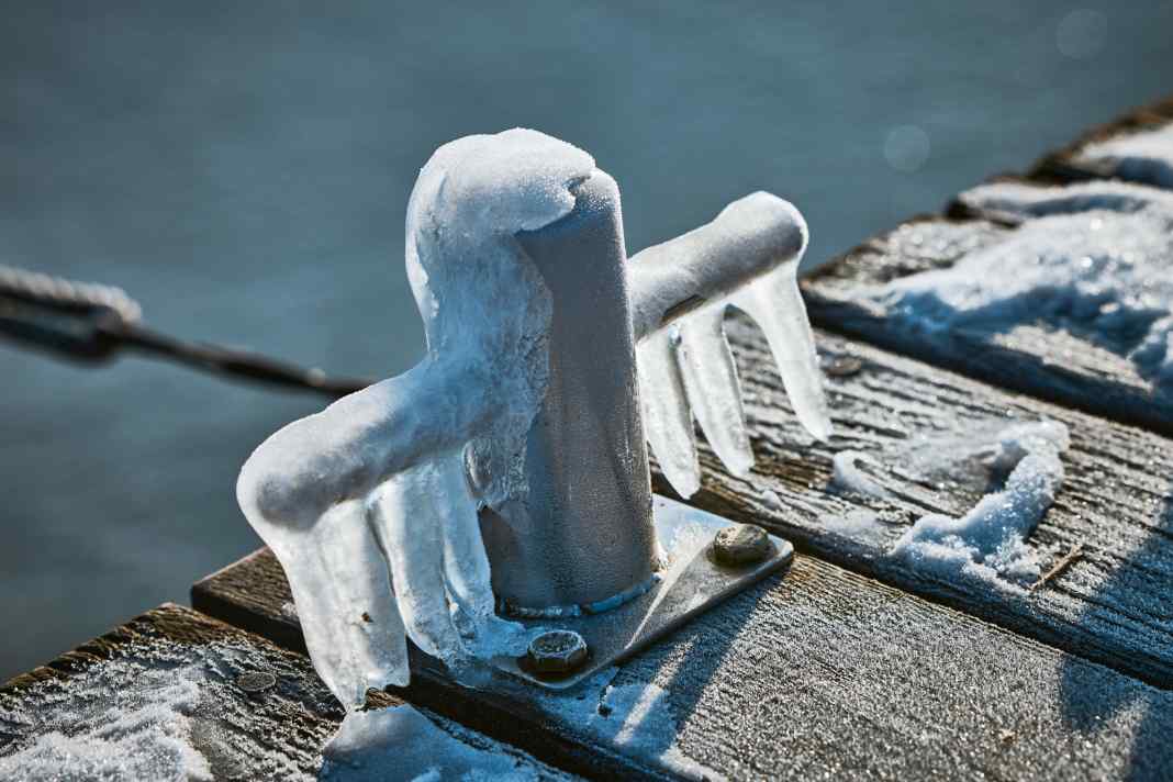 Eiszeit im Segelrevier
