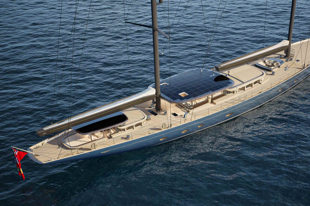 Fossil-free 69-metre ketch on the home straight