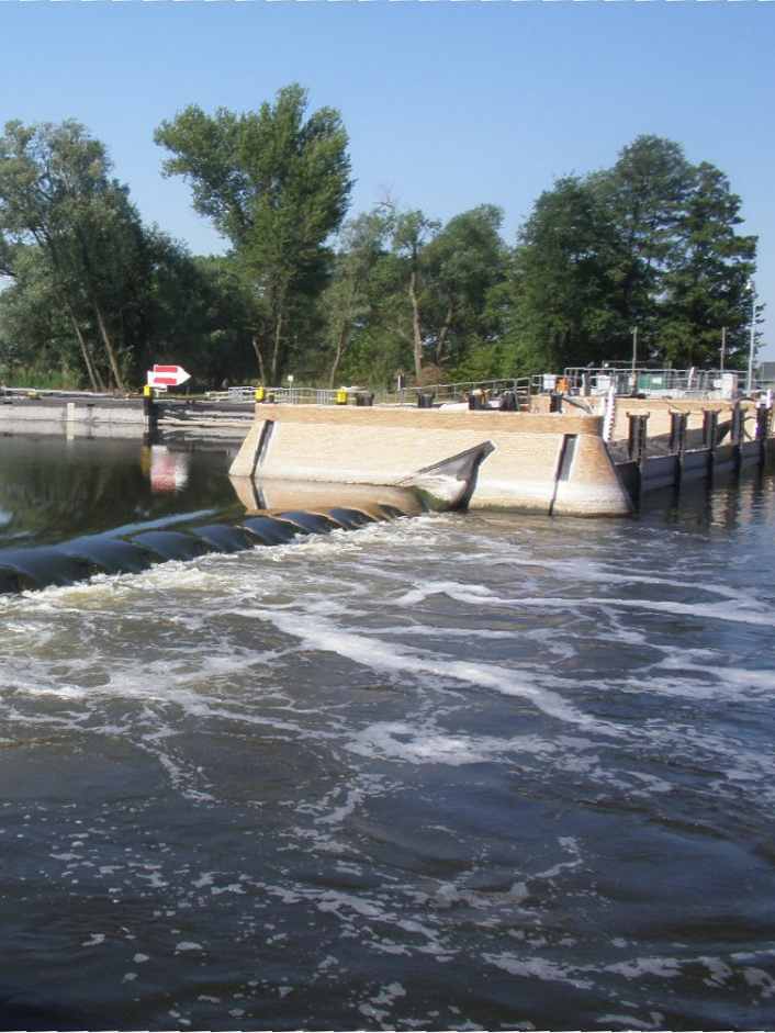 Neues Wehr in Bahnitz fertig gestellt