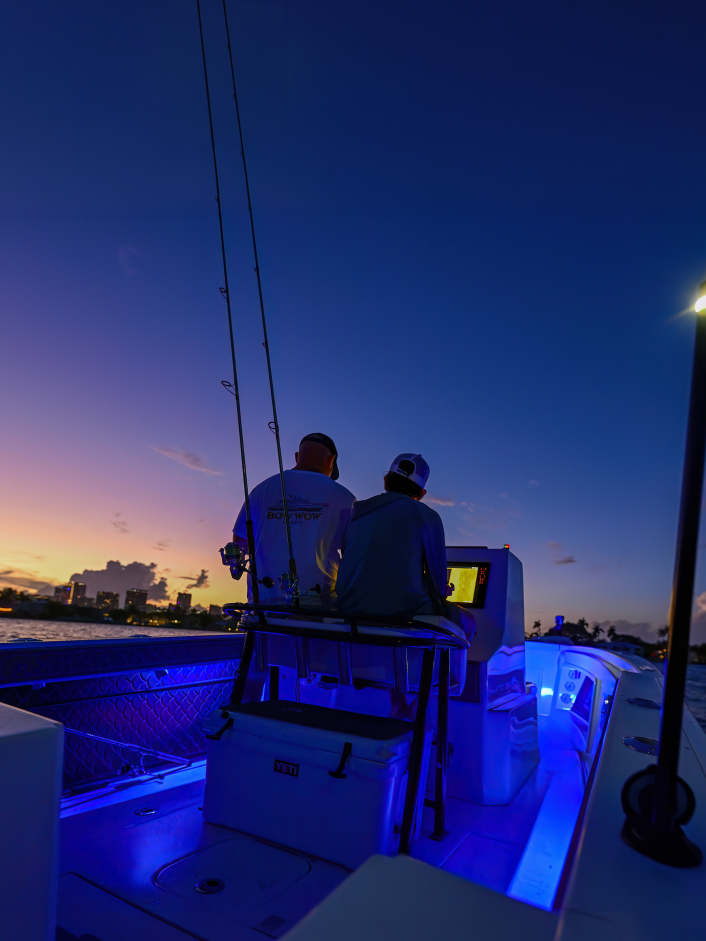 Scanstruts rotating beacon for small motorboats
