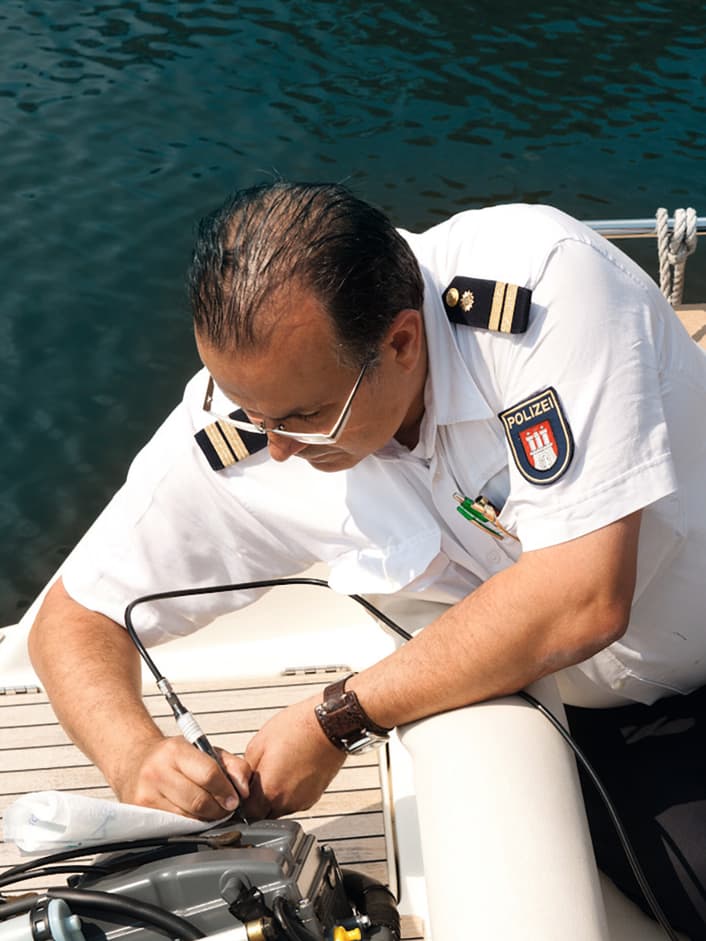 Kostenlose Gravieraktion der Wasserschutzpolizei