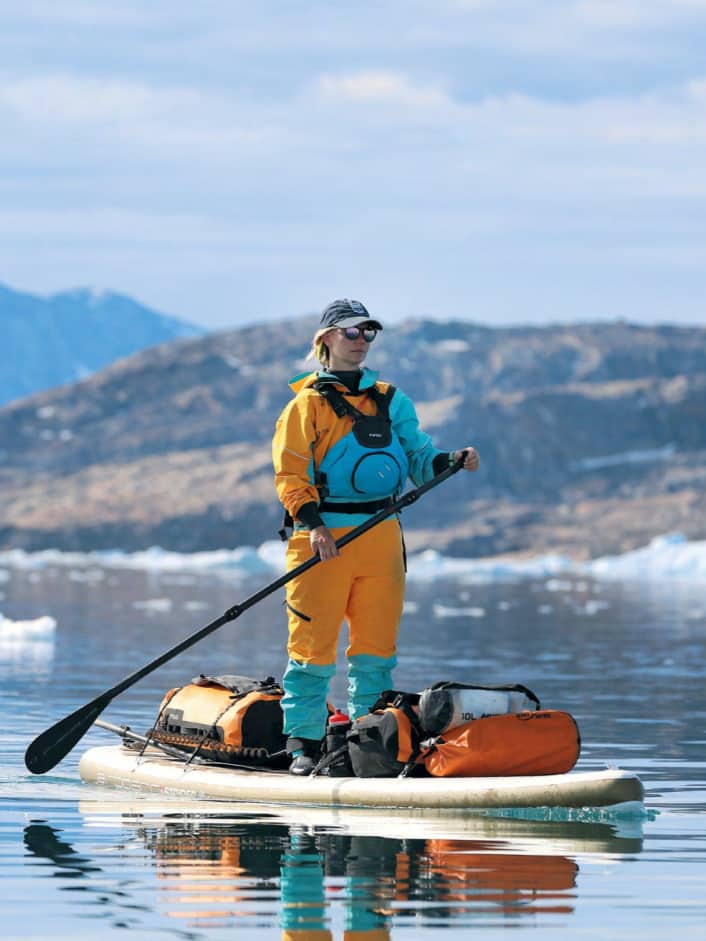 SUP-Abenteuer zwischen Eisbären und Eisbergen