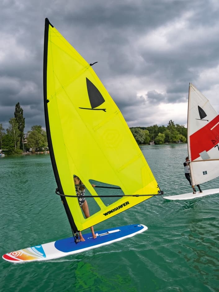 Windsurfer 1975 gegen Windsurfer LT 2020