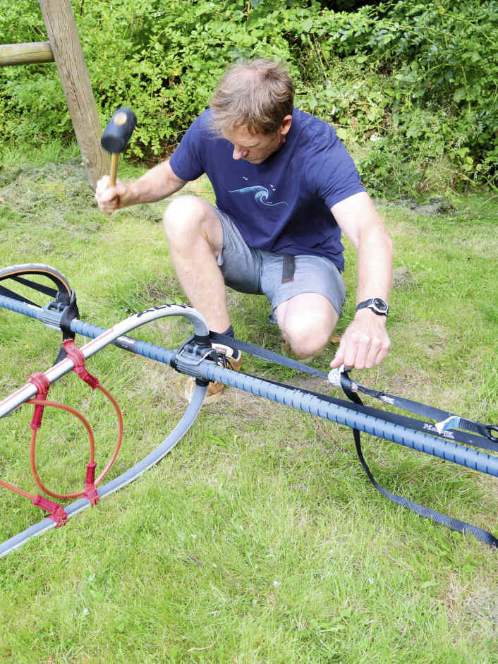 Hammer-Methode für verklemmte Masten