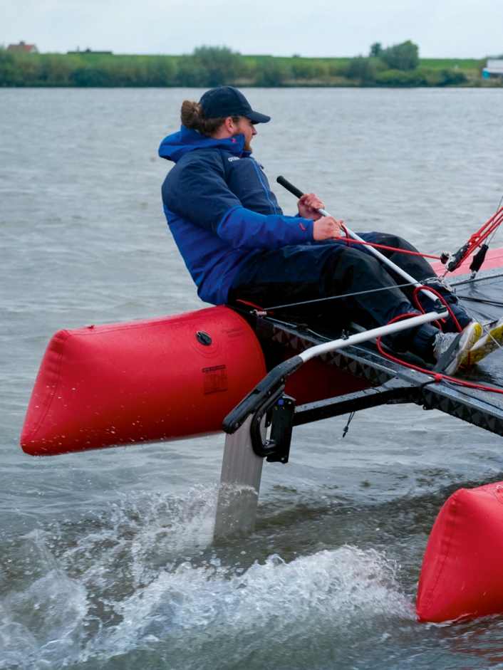 Mit aufblasbarem Kat aufs Wasser in 20 Minuten