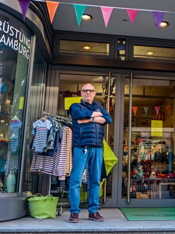 Der letzte Schiffsausrüster am Hamburger Rödingsmarkt