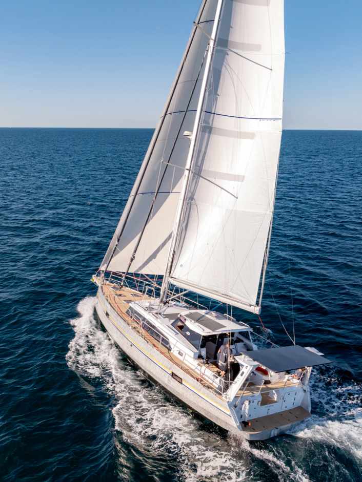 Diese Aluyacht ist für die große Reise gebaut