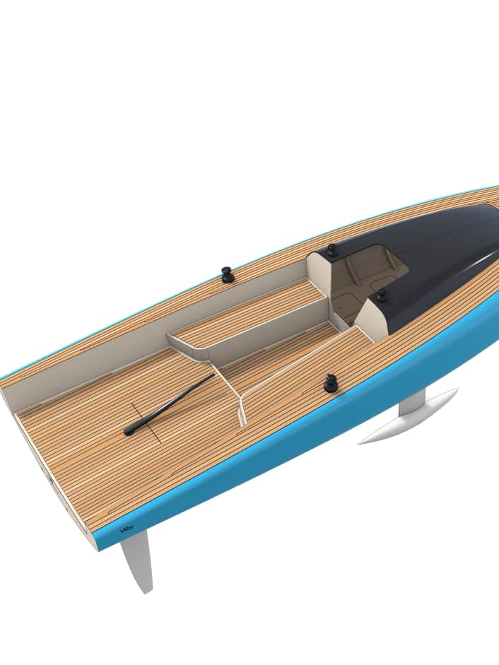 Woy 28 - Kompakter Cruiser aus Holz im Bau