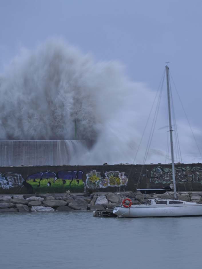 Monster waves off the Balearic Islands again