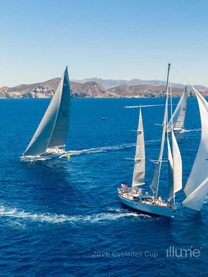Antiparos im Superyacht-Regattafieber