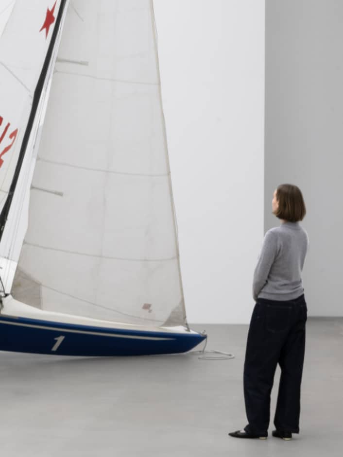 Erwin Wurm bends boats