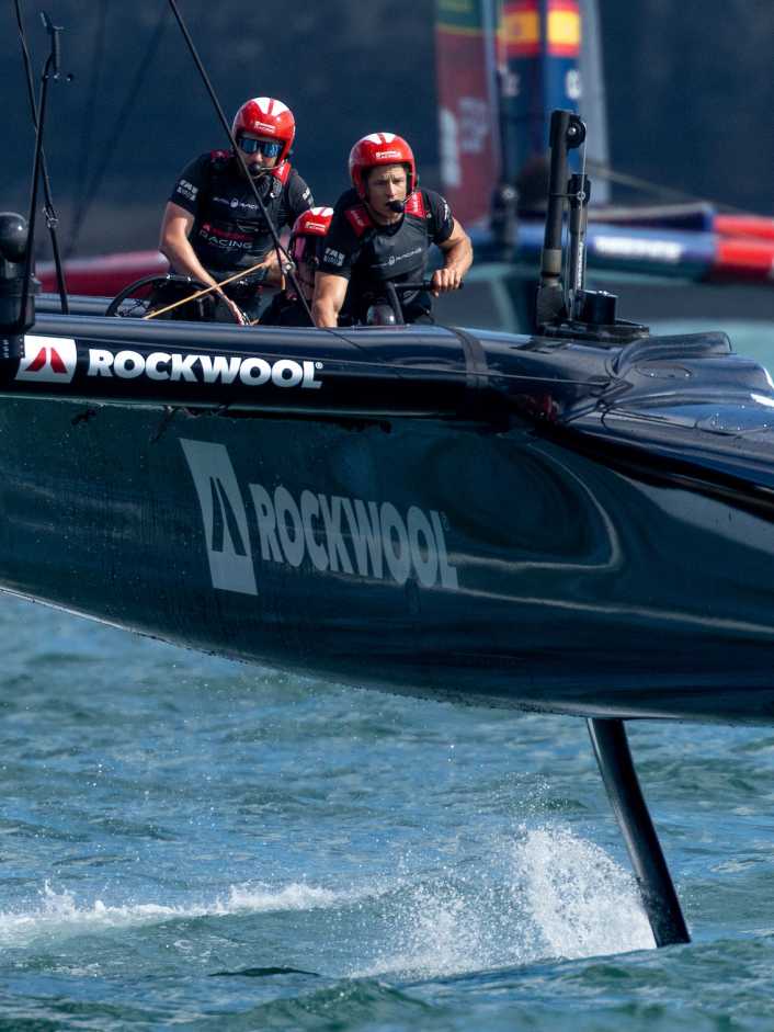 American Magic buys Rockwool team, storm threat in Auckland