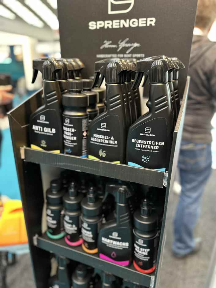 Serie di prodotti per la cura con sette prodotti Sprenger