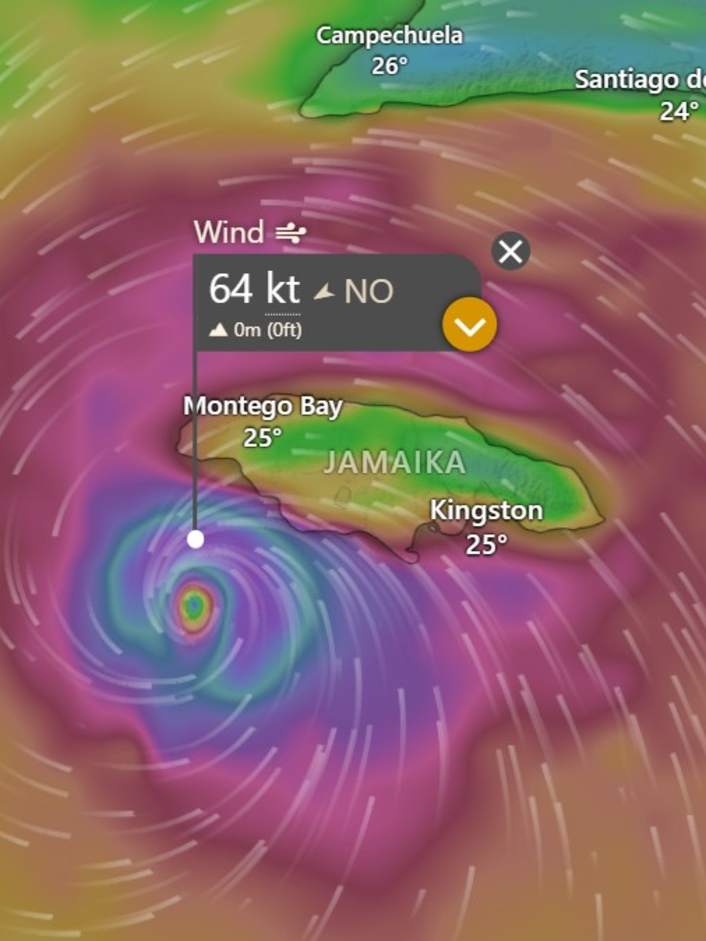 “Melissa” bedroht Jamaika mit einer wahren Wetterbombe
